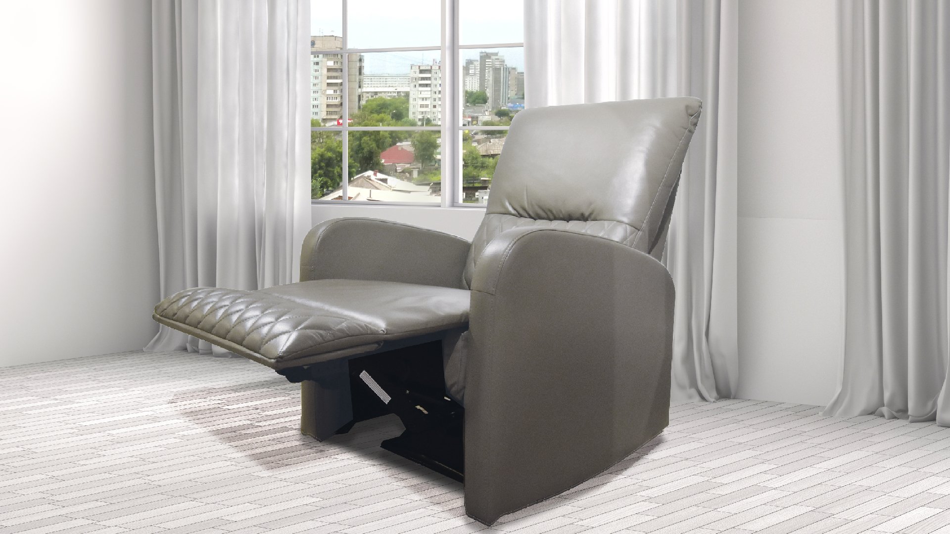 1163mbr033gr Poltrona con relax BEN - immagine 1