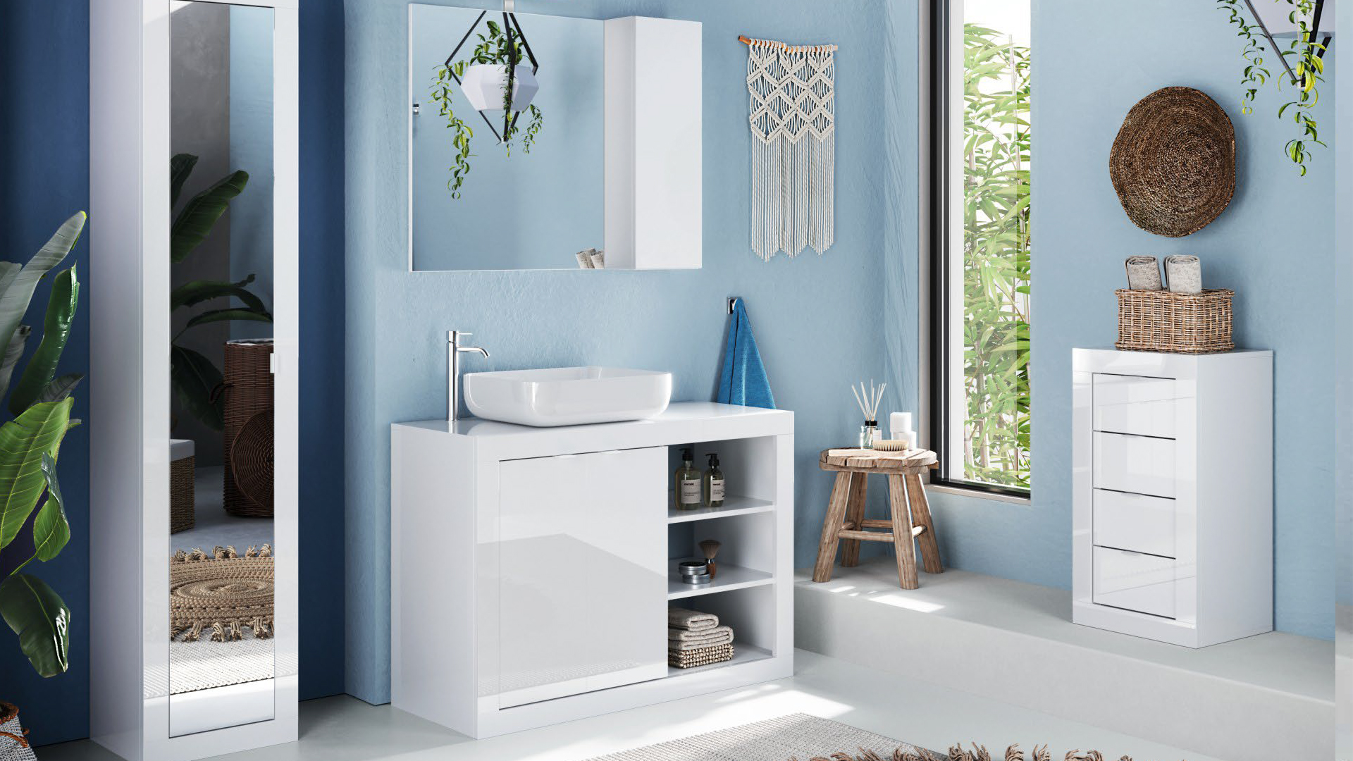 BASIC Composizione bagno BEVERLY - immagine 1